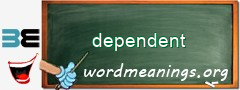 WordMeaning blackboard for dependent